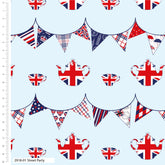 Street Party Happy & Glorious Platinum Jubilee Bunting  Fabric